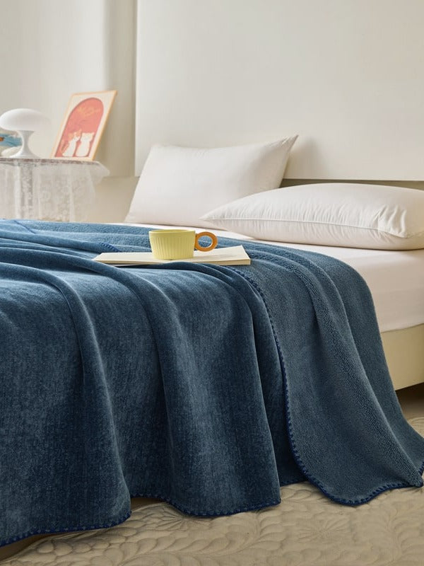 Chenille Edge Plush Throw Blanket original reference image 20