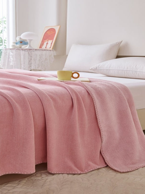 Chenille Edge Plush Throw Blanket original reference image 27