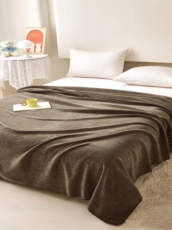 Chenille Edge Plush Throw Blanket original reference image 31