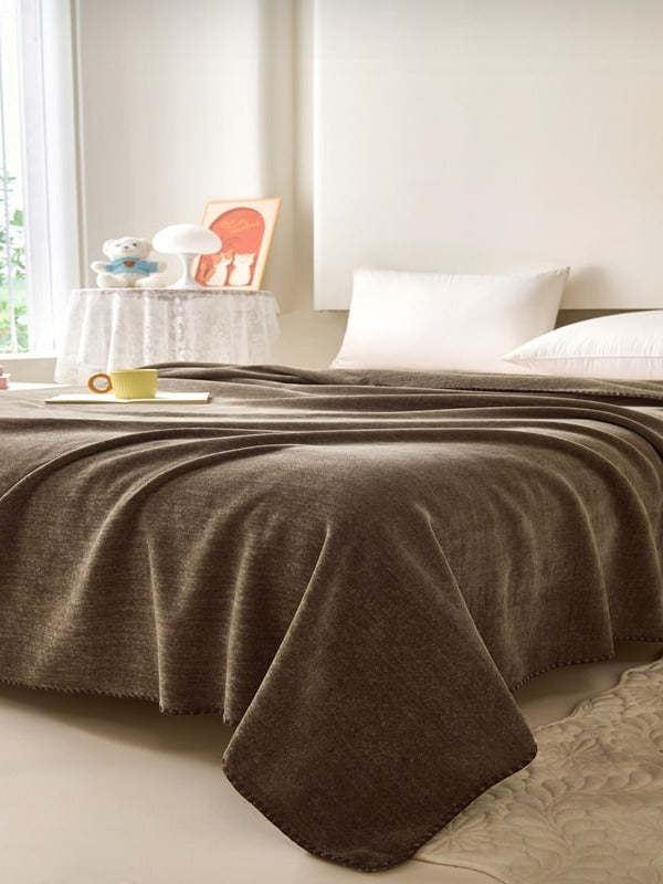 Chenille Edge Plush Throw Blanket original reference image 32