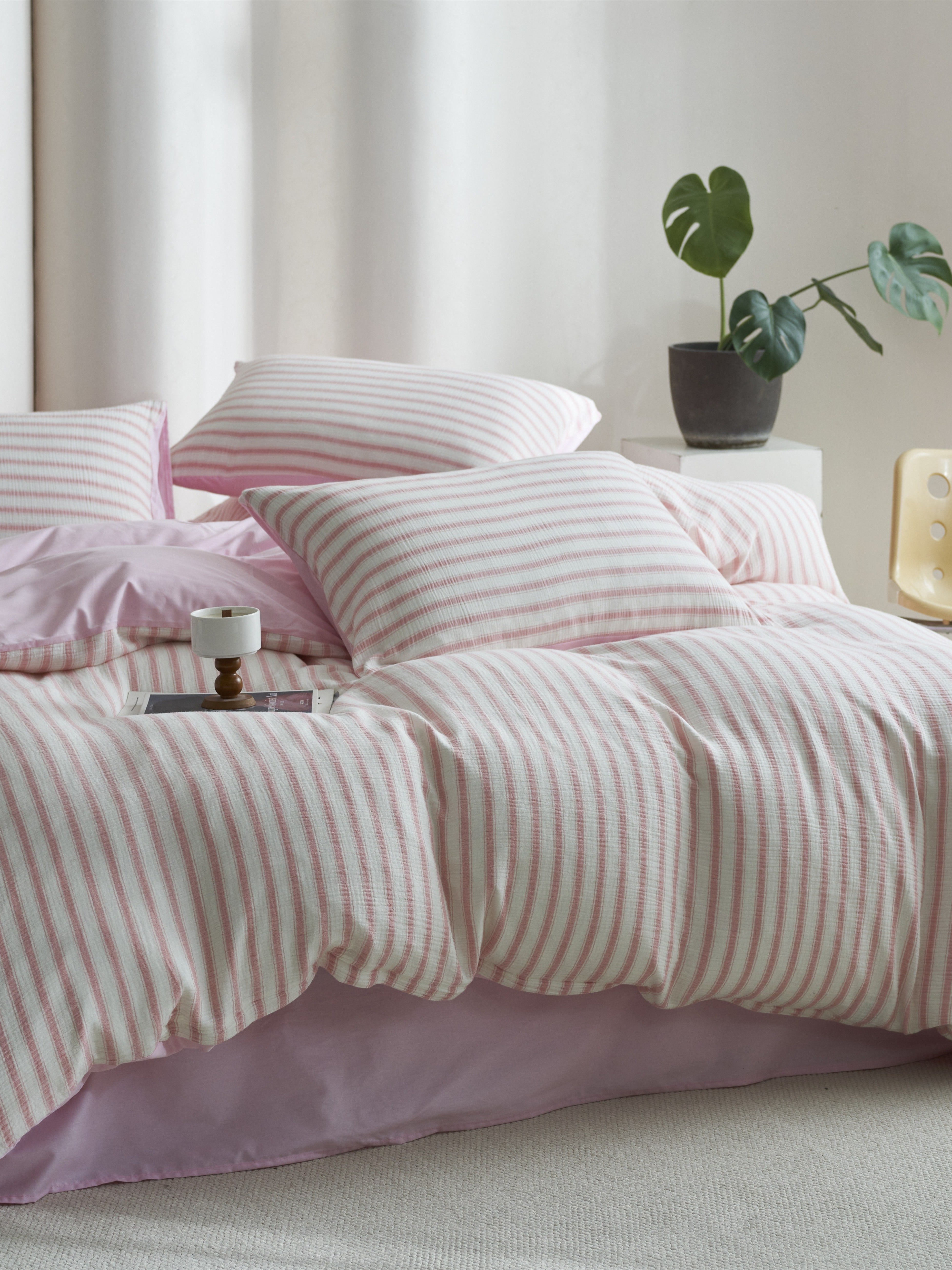 Cloud Crinkle Cotton Muslin Duvet Cover original reference image 5