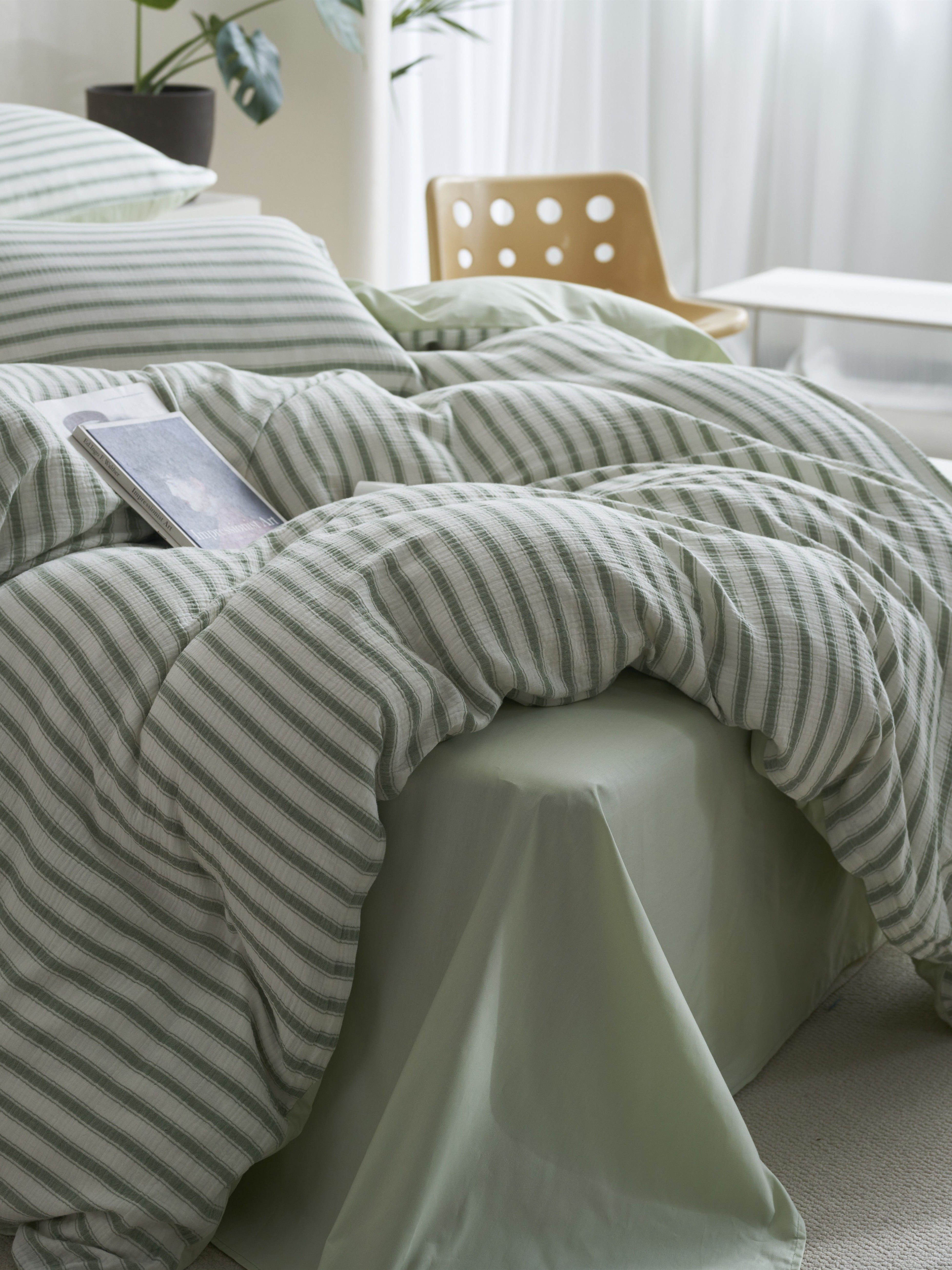 Cloud Crinkle Cotton Muslin Duvet Cover original reference image 27
