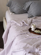 Cloud Linen Silk Blend Comforter - Blush Haze original reference image 5