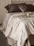 Cloud Linen Silk Blend Comforter - Ivory Mist original reference image 1