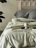 Cloud Linen Silk Blend Comforter - Sage Whisper original reference image 4