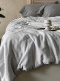 Cloud Linen Silk Blend Comforter - Silver Cloud original reference image 1
