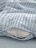 Cloud Ripple Cotton Seersucker Duvet Cover original reference image 22