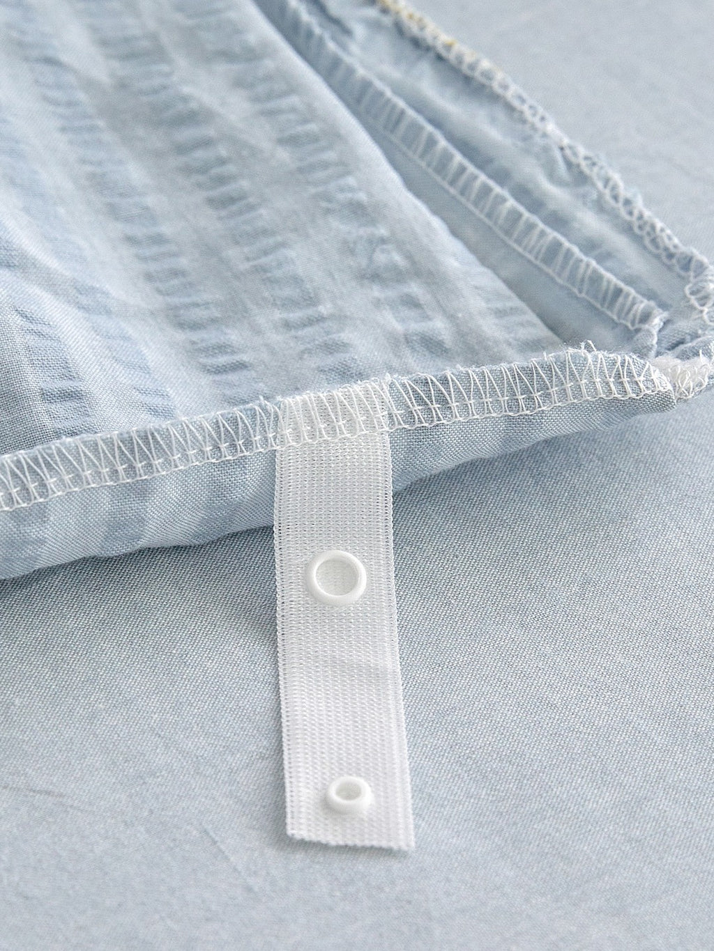 Cloud Ripple Cotton Seersucker Duvet Cover original reference image 23