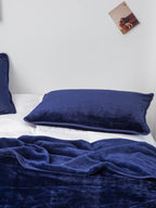 Cloudsoft Solid Plush Throw Blanket original reference image 11