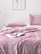 Cloudsoft Solid Plush Throw Blanket original reference image 13