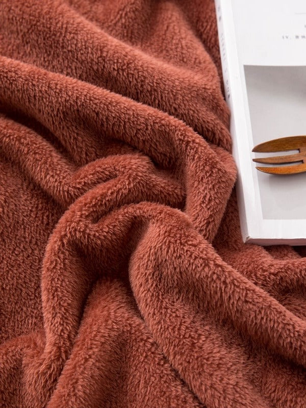Cloudsoft Solid Plush Throw Blanket original reference image 37