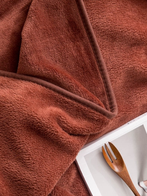 Cloudsoft Solid Plush Throw Blanket original reference image 38