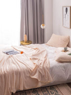 Cloudsoft Solid Plush Throw Blanket original reference image 46