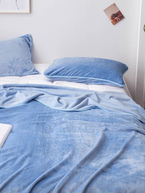 Cloudsoft Solid Plush Throw Blanket original reference image 49