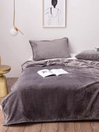 Cloudsoft Solid Plush Throw Blanket original reference image 56