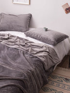 Cloudsoft Solid Plush Throw Blanket original reference image 57