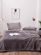 Cloudsoft Solid Plush Throw Blanket original reference image 60