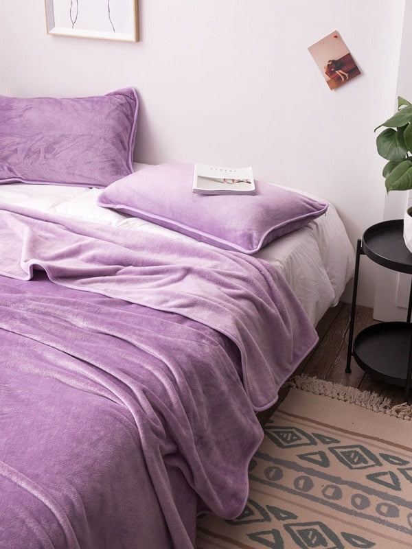 Cloudsoft Solid Plush Throw Blanket original reference image 69