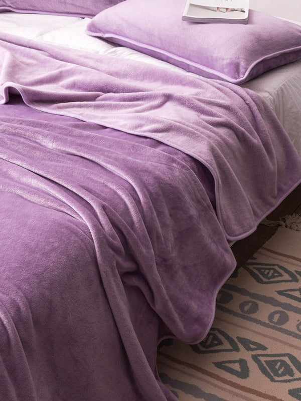 Cloudsoft Solid Plush Throw Blanket original reference image 70