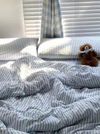 Coastal Stripes Duvet Cover - Blue