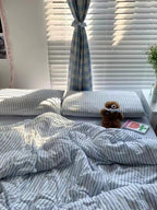 Coastal Stripes Duvet Cover - Blue