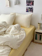 Coastal Stripes Duvet Cover - Yellow