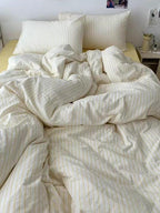 Coastal Stripes Duvet Cover - Yellow