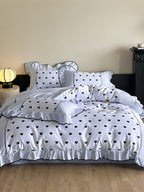 Coeur Ruffle Long-Staple Cotton Duvet Cover original reference image 1