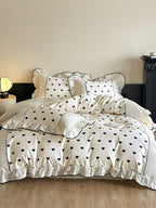 Coeur Ruffle Long-Staple Cotton Duvet Cover original reference image 10