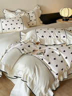 Coeur Ruffle Long-Staple Cotton Duvet Cover original reference image 15