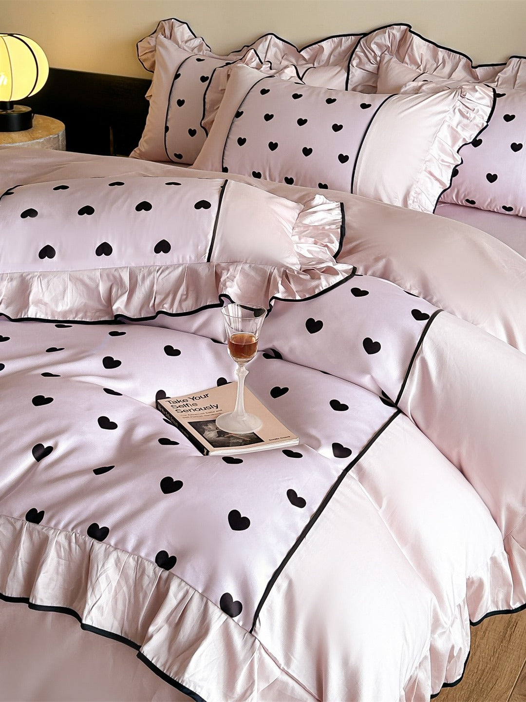 Coeur Ruffle Long-Staple Cotton Duvet Cover original reference image 17