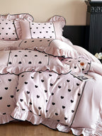 Coeur Ruffle Long-Staple Cotton Duvet Cover original reference image 20