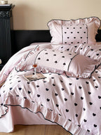 Coeur Ruffle Long-Staple Cotton Duvet Cover original reference image 21