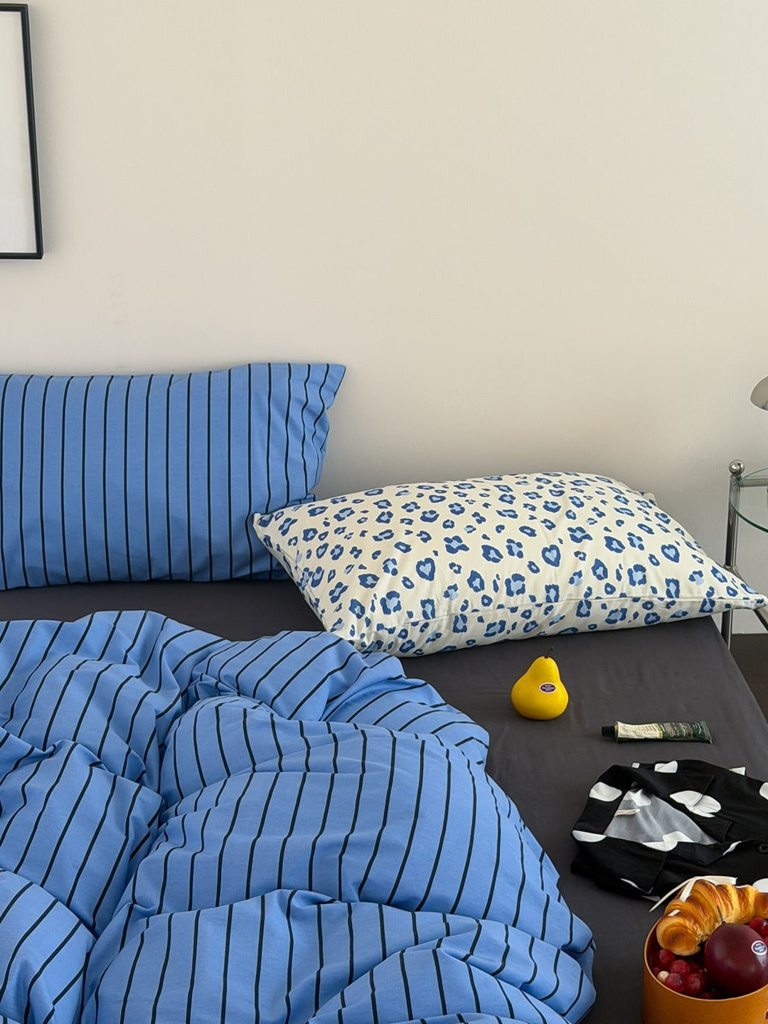 Collage Plaid Cotton Duvet Cover Set original reference image 3
