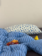 Collage Plaid Cotton Duvet Cover Set original reference image 4