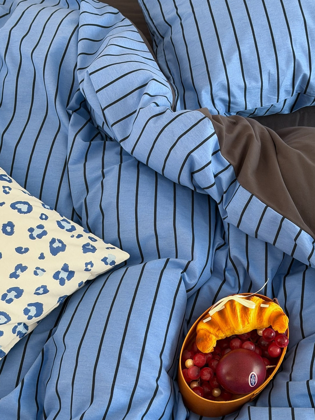 Collage Plaid Cotton Duvet Cover Set original reference image 5