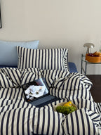 Collage Plaid Cotton Duvet Cover Set original reference image 7