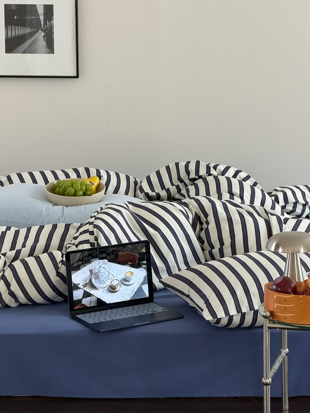 Collage Plaid Cotton Duvet Cover Set original reference image 8