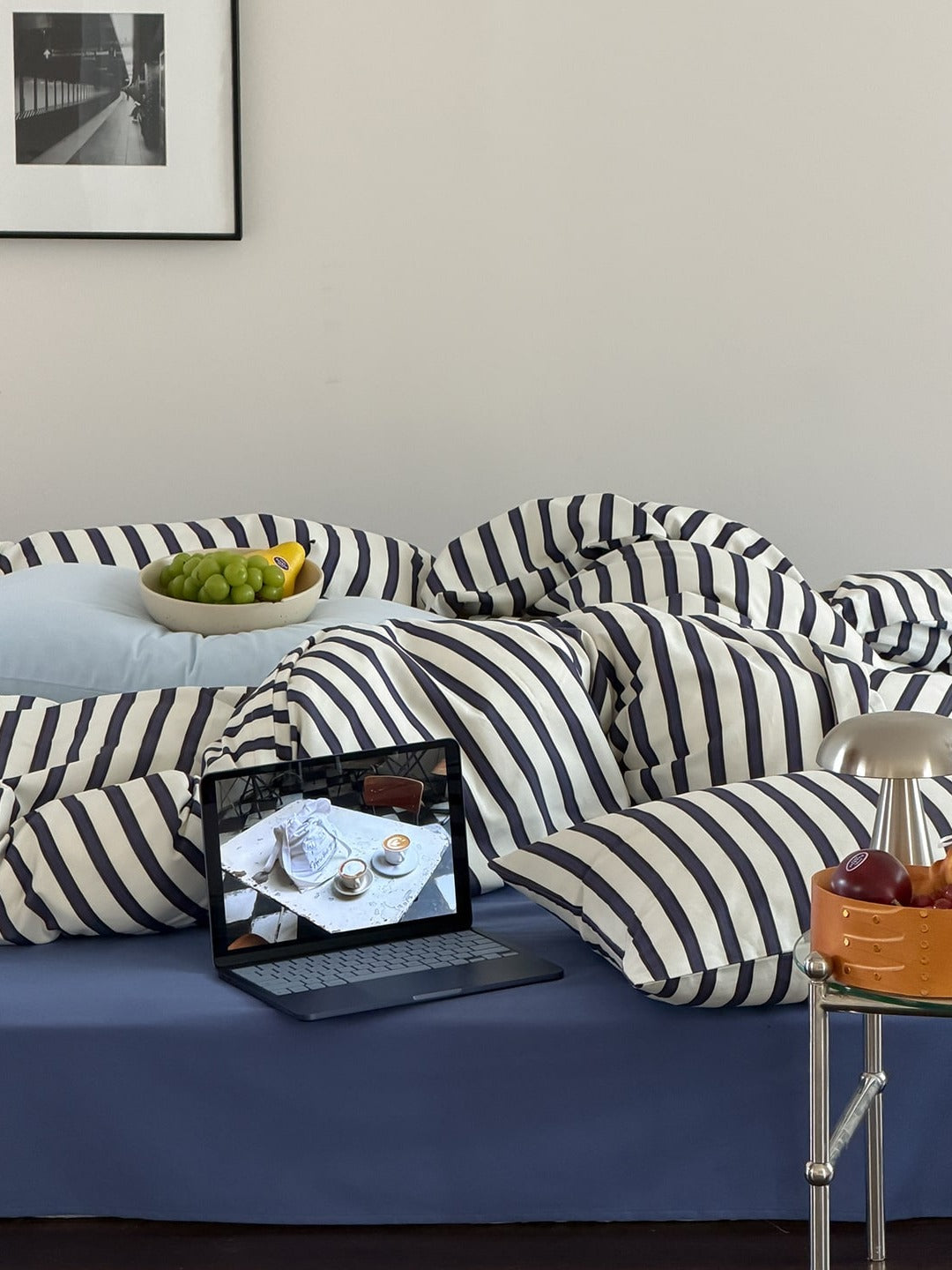 Collage Plaid Cotton Duvet Cover Set original reference image 8