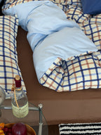 Collage Plaid Cotton Duvet Cover Set original reference image 14