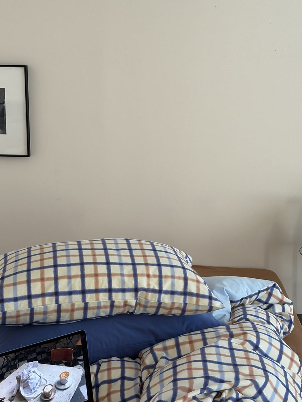Collage Plaid Cotton Duvet Cover Set original reference image 17