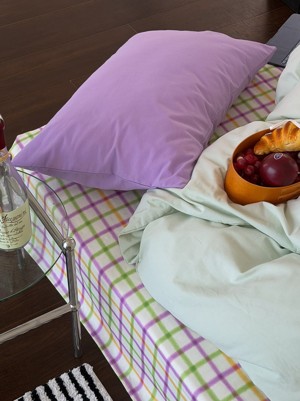 Collage Plaid Cotton Duvet Cover Set original reference image 30