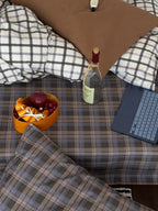 Collage Plaid Cotton Duvet Cover Set original reference image 34