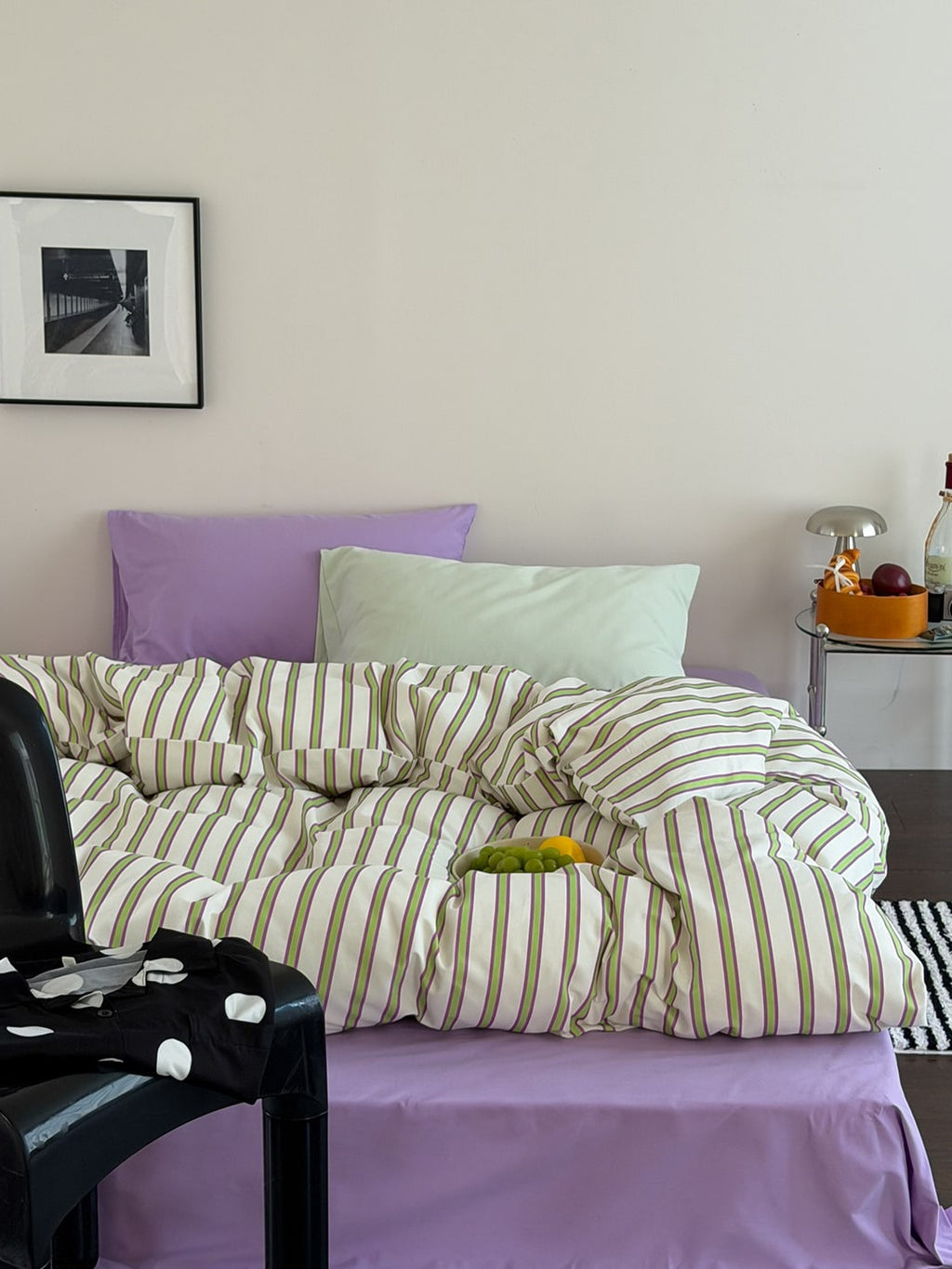 Collage Plaid Cotton Duvet Cover Set original reference image 37
