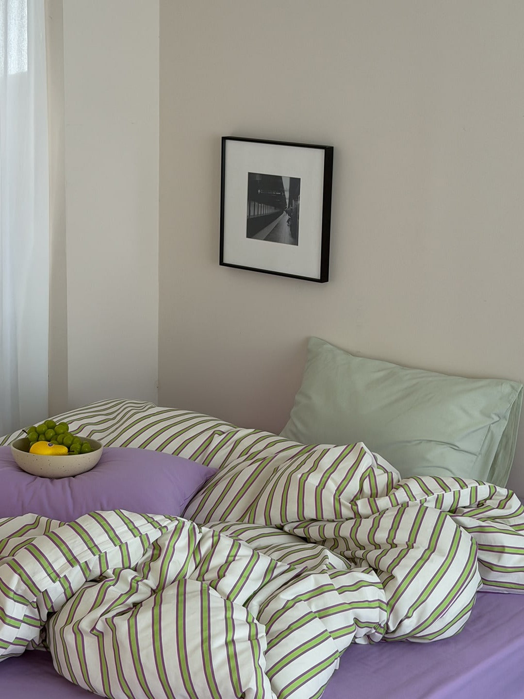Collage Plaid Cotton Duvet Cover Set original reference image 39