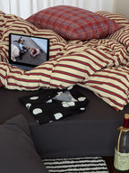 Collage Plaid Cotton Duvet Cover Set original reference image 46