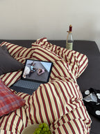 Collage Plaid Cotton Duvet Cover Set original reference image 47