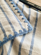 Colorblock Stitch Washed Cotton Duvet Cover original reference image 39