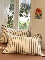 Colorblock Stitch Washed Cotton Duvet Cover original reference image 81