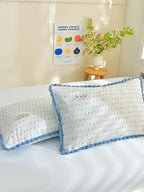 Confetti Cotton Clip-Jacquard Trim Duvet Cover Set original reference image 26